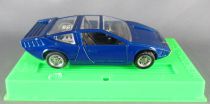 Mebetoys Mattel A45 Gran Toros Alfa Romeo Iguana Italdesign Blue Metalized Mint in Box