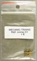 Mecanic Trains Pomp 01 Ho Brass Unified Bi-Compound Compressor Sncf for Steam Locomotive Mint New