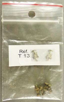 Mecanic Trains T 13 Ho 4 x Brass Buffer for Steam Locomotive Type Nord Mint New