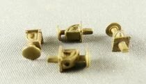Mecanic Trains T 13 Ho 4 x Brass Buffer for Steam Locomotive Type Nord Mint New
