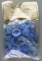 Meccano Ref 1100 - Plastic Assembly Game - Bag of 12 Bolts & 12 Nuts