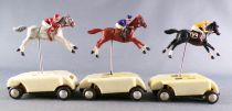 Meccano Tri-ang - Jump Jockey JJ 230 - Circuit Electrique Tiercé Saut Obstacle Scalextric Complet Boite
