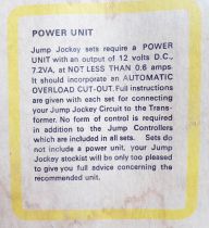 Meccano Tri-ang - Jump Jockey JJ 230 - Circuit Electrique Tiercé Saut Obstacle Scalextric Complet Boite