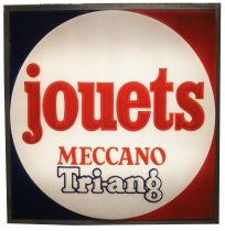 Meccano Tri-ang - Vintage 70\'s toy store neon sign