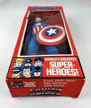 Mego World\'s Greatest Super-Heroes - Captain America 20cm (Neuf en Boite)