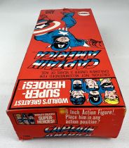 Mego World\'s Greatest Super-Heroes - Captain America 20cm (Neuf en Boite)
