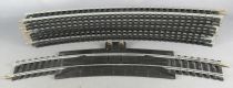 Mehano Ho 10 Courbes Rails Acier R 18° dont 1 Alimentation Auto-enrailleur