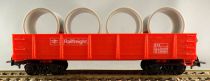 Mehano Ho Usa Red Gondola Wagon with Bogies Railfreight Stv B 730560 