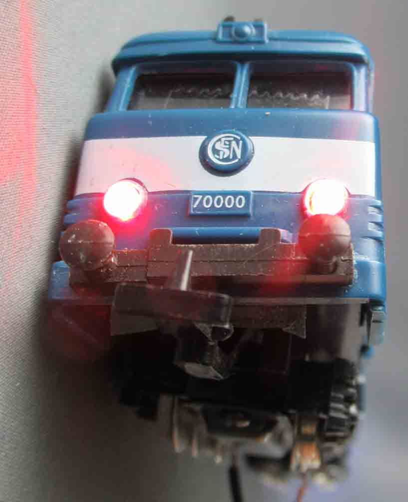 Mehano T151 19017 Ho Sncf Loco Diesel CC 70000 Eclairage Réversible Proche  Neuf