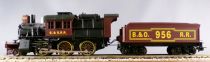 Mehano T262/29468 Ho Usa Baltimore & Ohio Steam Loco 2-6-0 Camelback #956 Black & Brown Near Mint in Box
