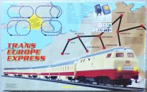 Mehano T726 Ho Db Coffret TEE Trans Europe Express Loco Diesel 4 Voitures Rails Transfo Etat Neuf