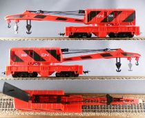 Mehano T741 Ho Usa Coffret Wrecker Crane Alco Century 628 Loco Diesel Union Pacific 3222 4 Wagons Rails Transfo Etat Neuf