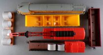 Mehano T741 Ho Usa Coffret Wrecker Crane Alco Century 628 Loco Diesel Union Pacific 3222 4 Wagons Rails Transfo Etat Neuf