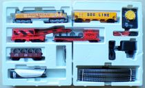 Mehano T741 Ho Usa Wrecker Crane Alco Century 628 Diesel Loco Union Pacific 3222 4 Wagons Tracks Transfo Set MIB