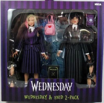 Mercredi & la Famille Addams - NECA - Wednesday & Enid - Figurines articul�es 20cm