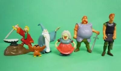 Merlin l\'enchanteur - Kid\'M - S�rie de 6 figurines PVC Disney Classic