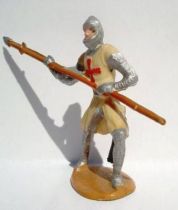 Merten 40mm - Middle Age - Footed Crusader spear (red cross) (ref 347)