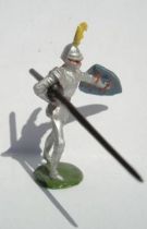 Merten 40mm - Middle Age - Footed Knight jousting