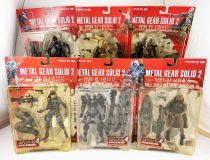 Metal Gear Solid 2 - McFarlane Toys 2001 - Complete series of 6 action-figures