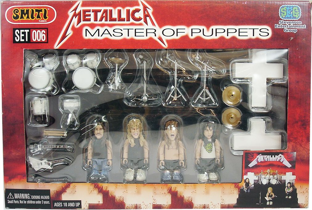metallica master of puppets smiti figure playset