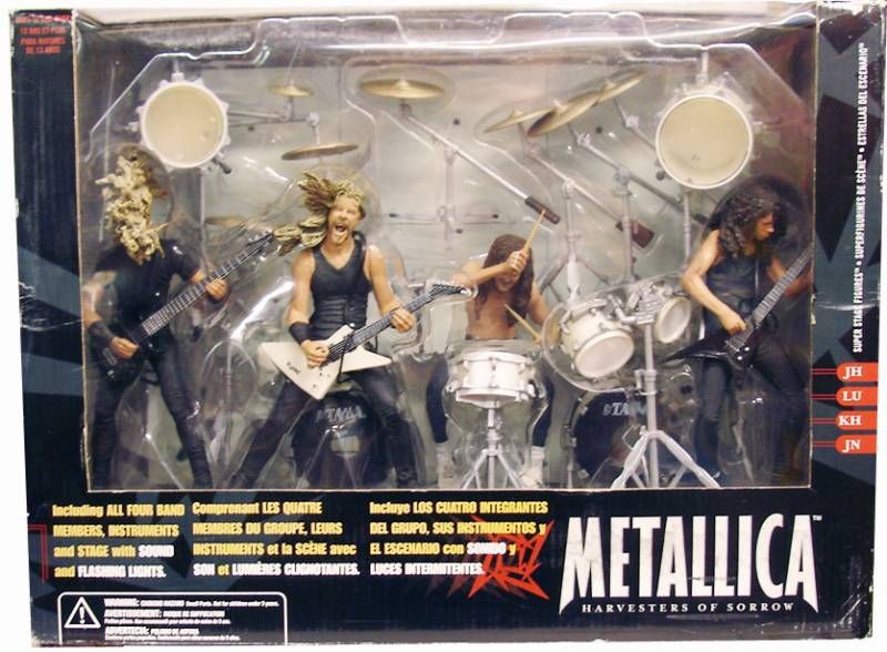 2001 McFarlane Toys Metallica Harvesters of Sorrow Jason Newsted for sale online 