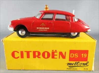 Metosul 2 Citroen DS19 - Gris Argent - Échelle 1/43 - Portugal - Proche Du Neuf (Boîte Usée)