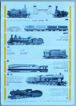 Metrop Catalog 1987 HO Locomotives Sbb Cff Bls Sncf Dr 4 pages A4