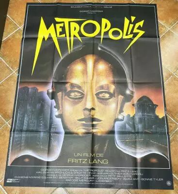 Metropolis (1984) - Affiche 120x160cm - M�tropole Films