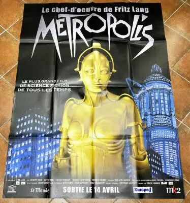 Metropolis (1984) - Movie Poster 120x160cm - M�tropole Films