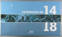 M.H.S.P. Atlas Collection - Campagnes de 14-18 - 75mm Gun & Servant Crapouillot Mint in Box