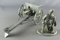 M.H.S.P. Atlas Collection - Campagnes de 14-18 - 75mm Gun & Servant Crapouillot Mint in Box