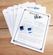 Miami Vice -  2 Diapositives et documents pour la Presse (en anglais)