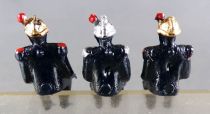 Micarola M101 1:43 3 x Sitting Fireman Figures for Citroën C4 Kegresse 1st Aid 