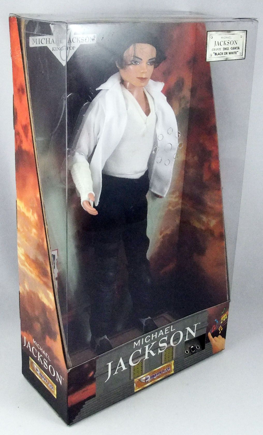 Michael Jackson - King of Pop - 12 Collectible Doll Black or White