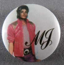 Michael Jackson - Plastic Button Badge 2,5cm - MJ