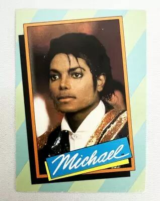 Michael Jackson - Topps Trading Cards (1984) - 2�me s�rie compl�te:  33 cartes + 33 stickers