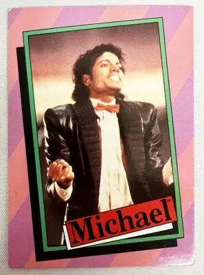 Michael Jackson - Topps Trading Cards (1984) - Complete 1st series : 33 cards + 33 Peel-Away Stickers