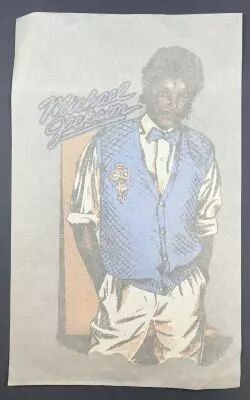 Michael Jackson - Transfert � Chaud Vintage pour T-Shirt - Human Nature