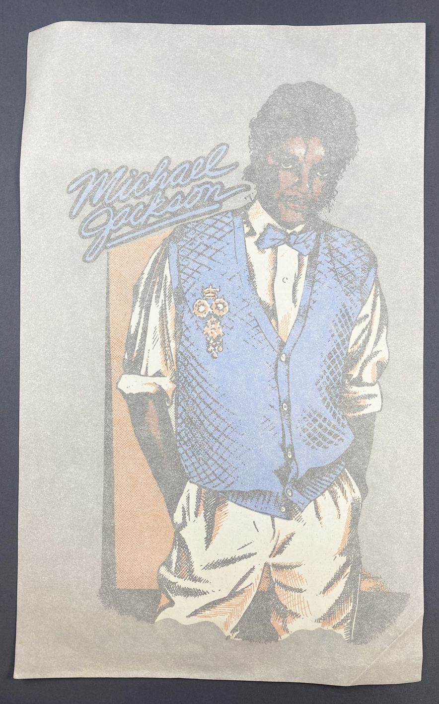 Michael Jackson - Vintage T-Shirt Iron-On Heat Transfers - Human Nature