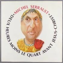 Michel Serrault - Sticker - Movie Deux Heures Moins le Quart Avant Jésus Christ 