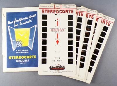 Michel Strogoff (1956 Movie Curd J�rgens) - 5 x Stereocarte Brugui�re Set Ref. 3759 3760 3761 3762 3763