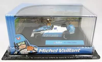 Michel Vaillant - Jean Graton Editeur - Vaillante F1-1982 Turbo - V�hicule en M�tal Echelle 1/43 (Neuve en Boite)