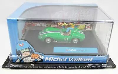 Michel Vaillant - Jean Graton Editeur - Vaillante Sport (E) - V�hicule en M�tal Echelle 1/43 (Neuve en Boite)