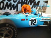 Michel Vaillant Jean Graton Editeur Vaillante F1-1970 Véhicule en Métal Echelle 1/43 (Neuve en Boite)