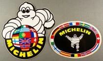 Michelin - Car - 7 x Vintage Stickers Bibendum
