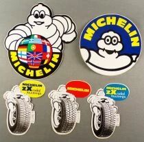Michelin - Voiture - Lot de 5 Autocollants Bibendum