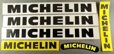Michelin - Voiture - Lot de 6 Autocollants Bandeau Vintages