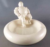 Michelin - White Ceramic Ashtray with Sitting Bibendum