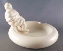 Michelin - White Ceramic Ashtray with Sitting Bibendum