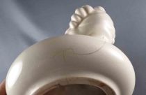 Michelin - White Ceramic Ashtray with Sitting Bibendum